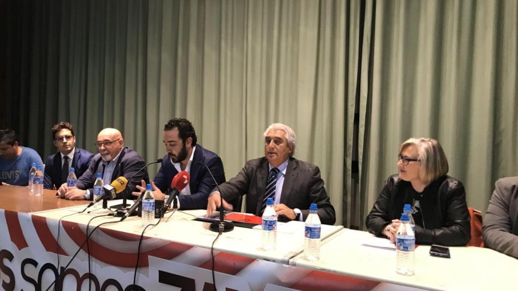 Víctor de Aldama y Alfredo Ruiz el día que se hicieron con el Zamora CF en 2018