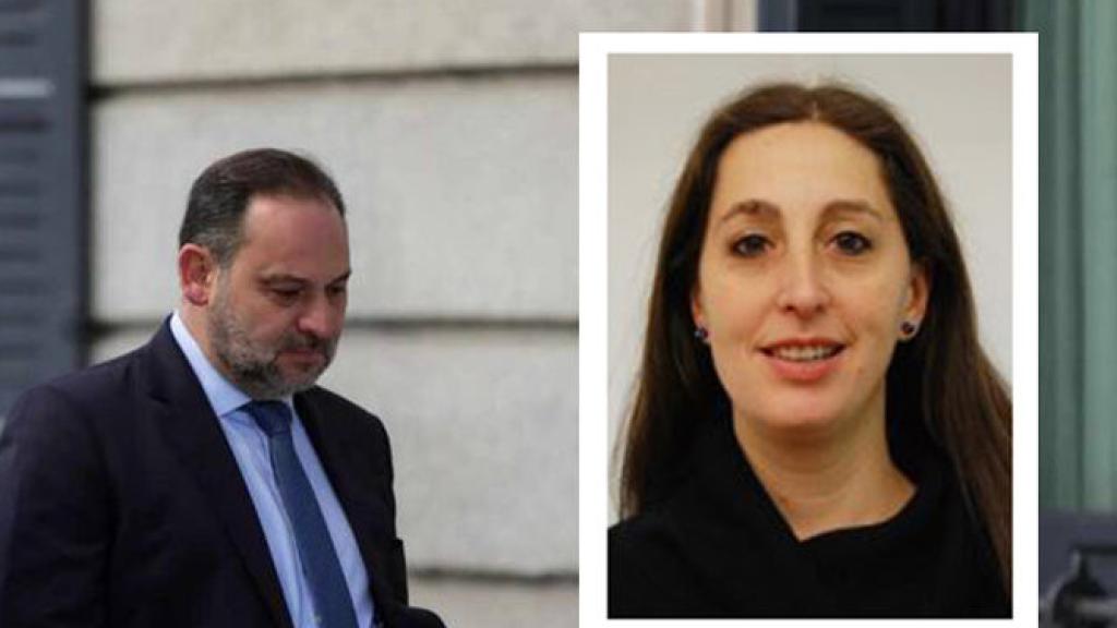 Fotomontaje del exministro Ábalos, Koldo García, y Patricia Úriz, la mujer de este último.