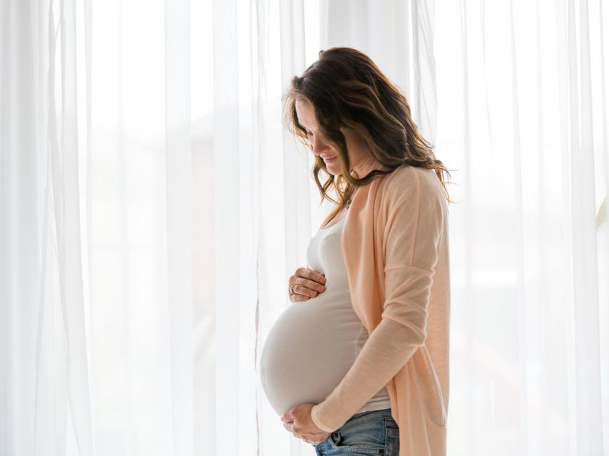 Imagen de una mujer embarazada.