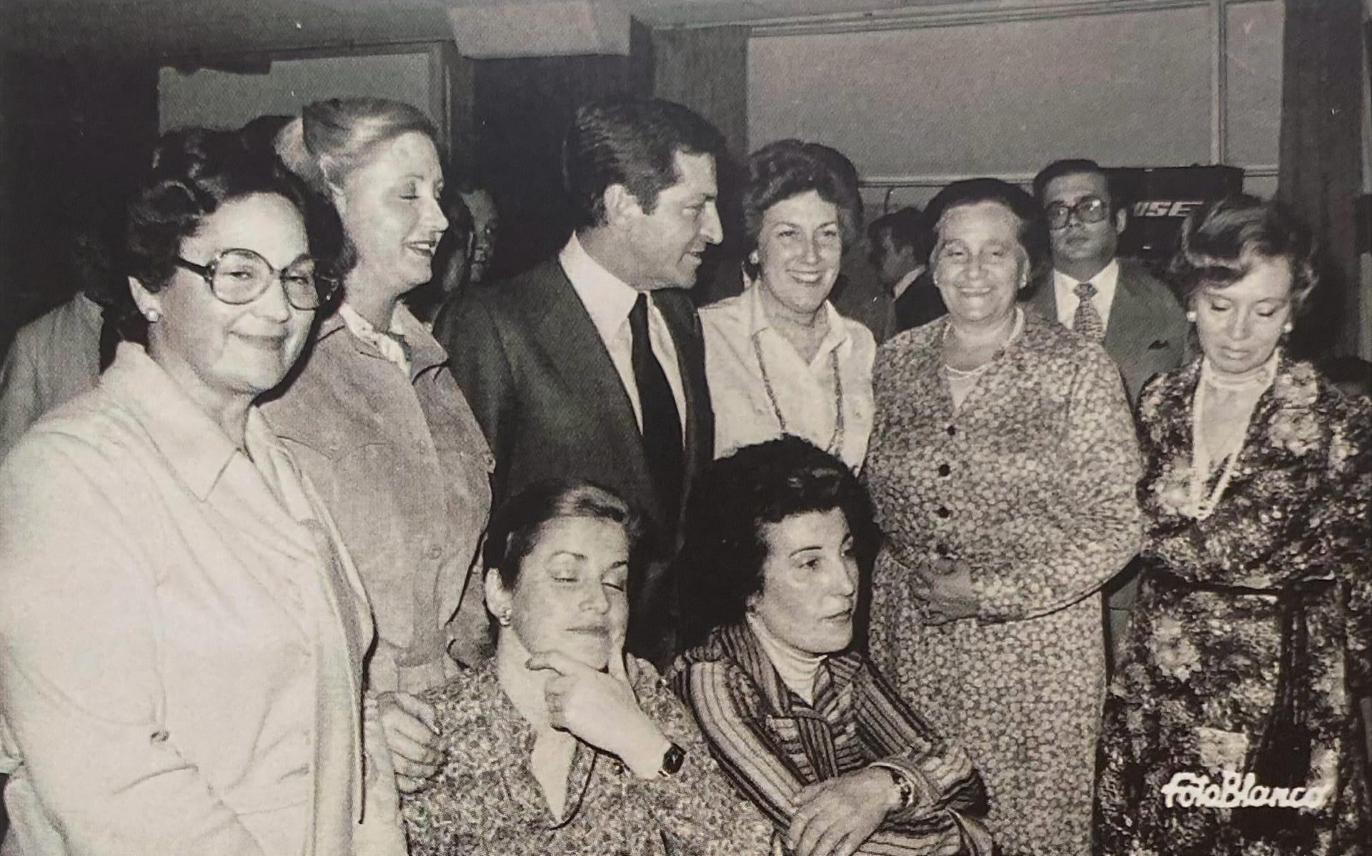 Amas de Casa de A Coruña con Adolfo Suárez.