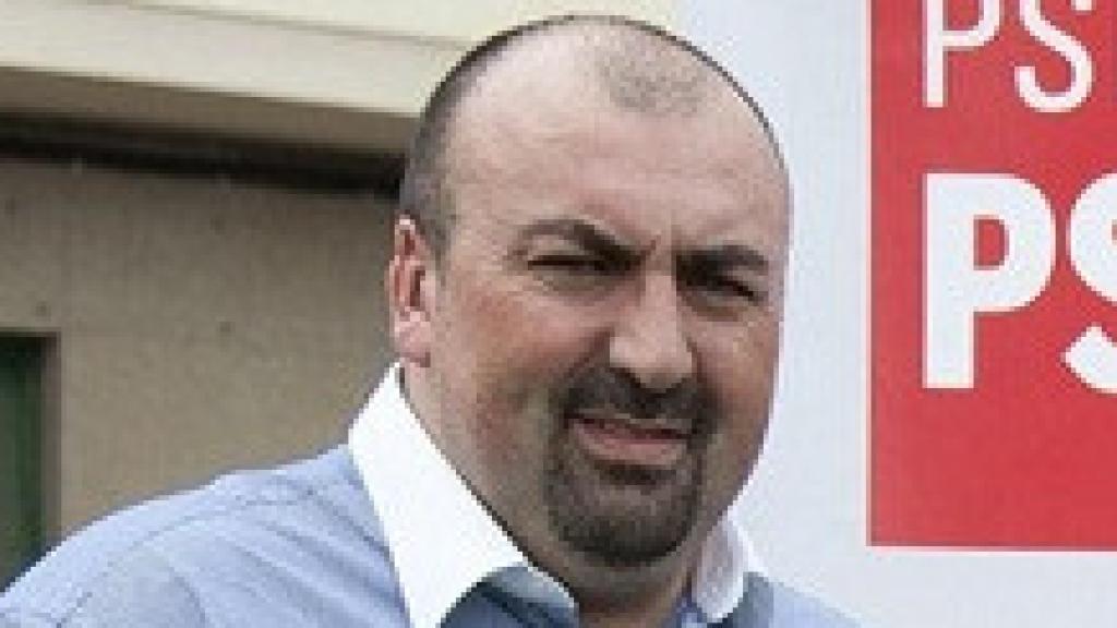 Koldo García en un acto del PSN.