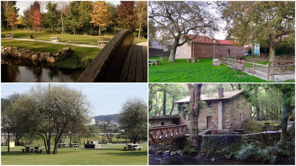 Varios merenderos en los alrededores de A Coruña.