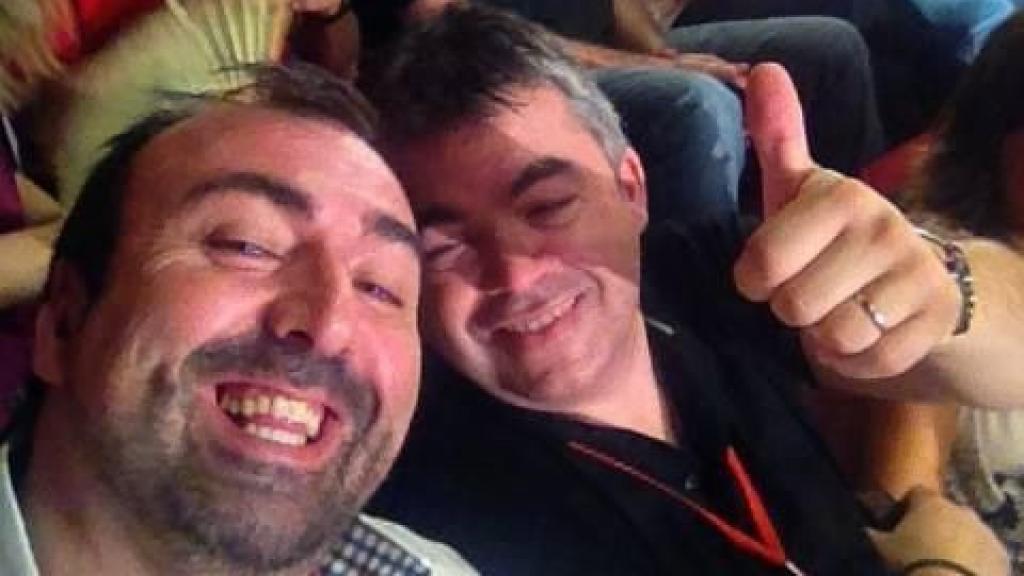 Koldo y Santos Cerdán en un acto del PSOE.