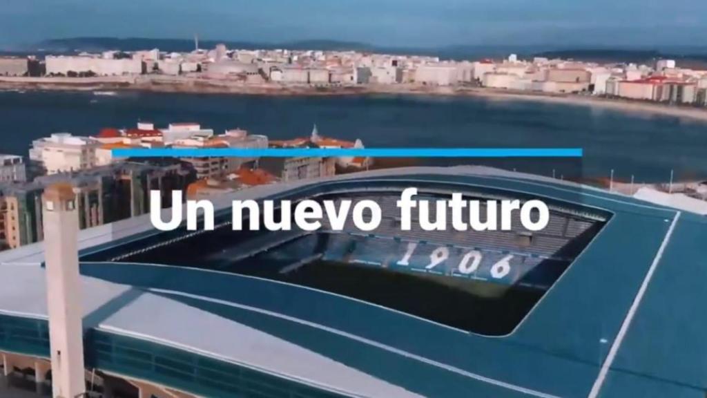 Vídeo promocional de Riazor como sede del Mundial.