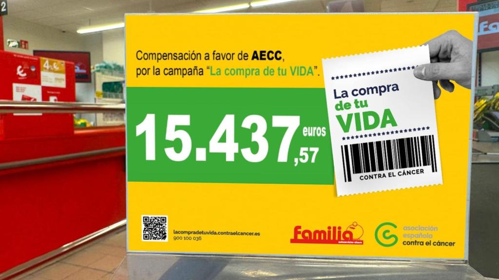 Importe recaudado en la campaña ‘La compra de tu vida’