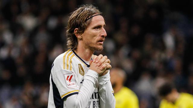Luka Modric, con el Real Madrid