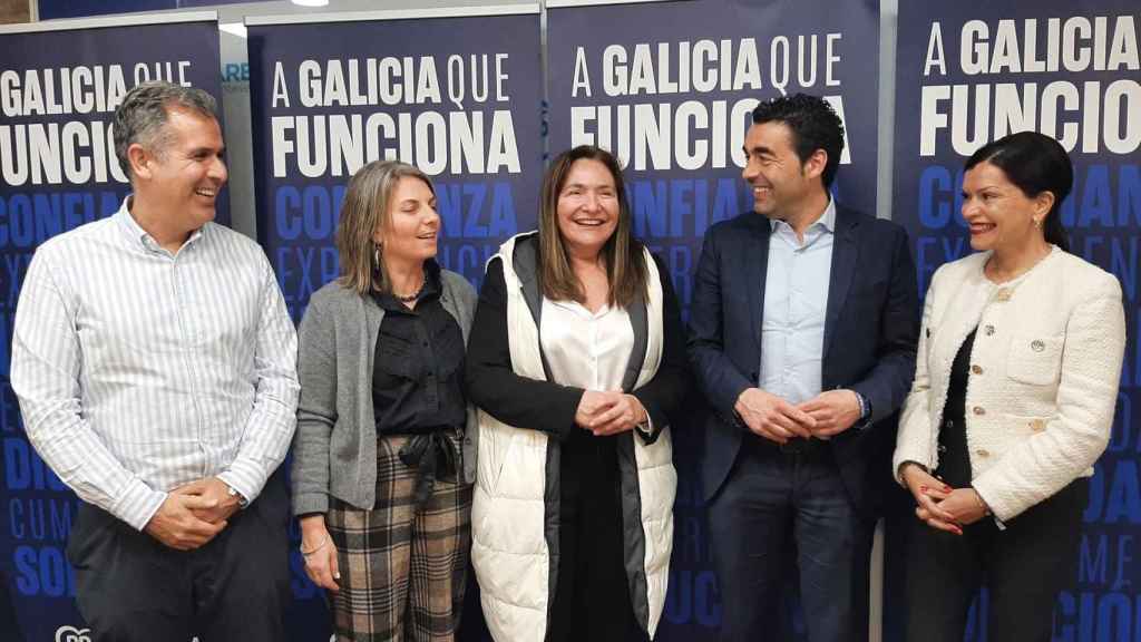 Reunión para ratificar la gestora del PP de Vigo, a febrero de 2024.