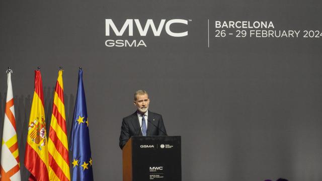 Felipe VI, este domingo en Barcelona.