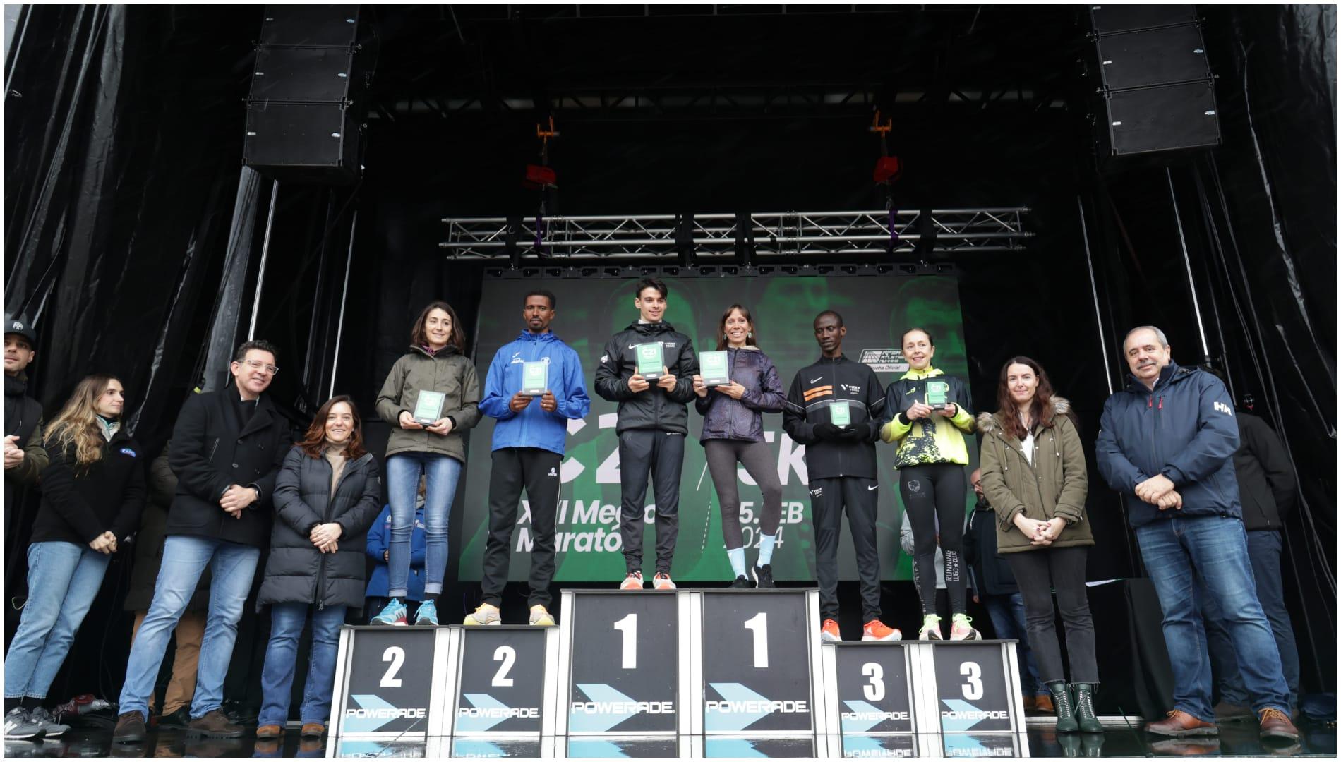 Podio de la prueba (foto: Concello A Coruña)