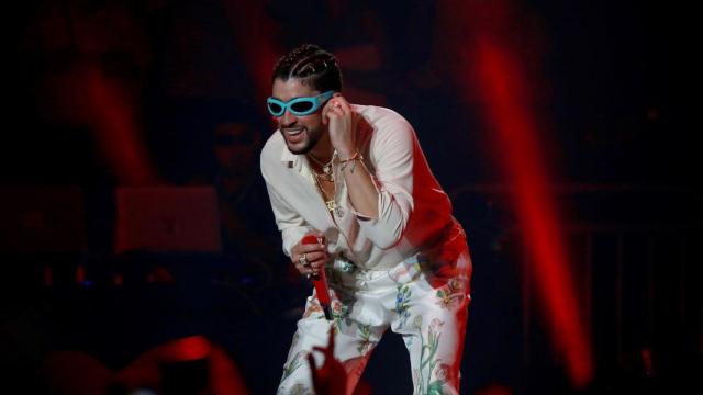 Bad Bunny durante uno de sus conciertos.