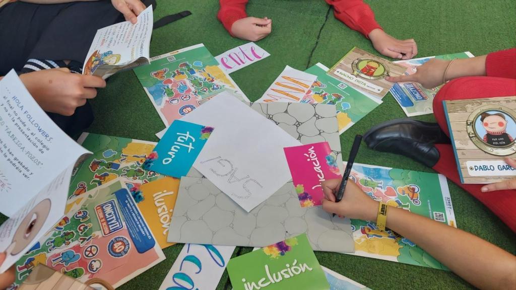 Estudiantes participantes del 40 Concurso Escolar de la ONCE.