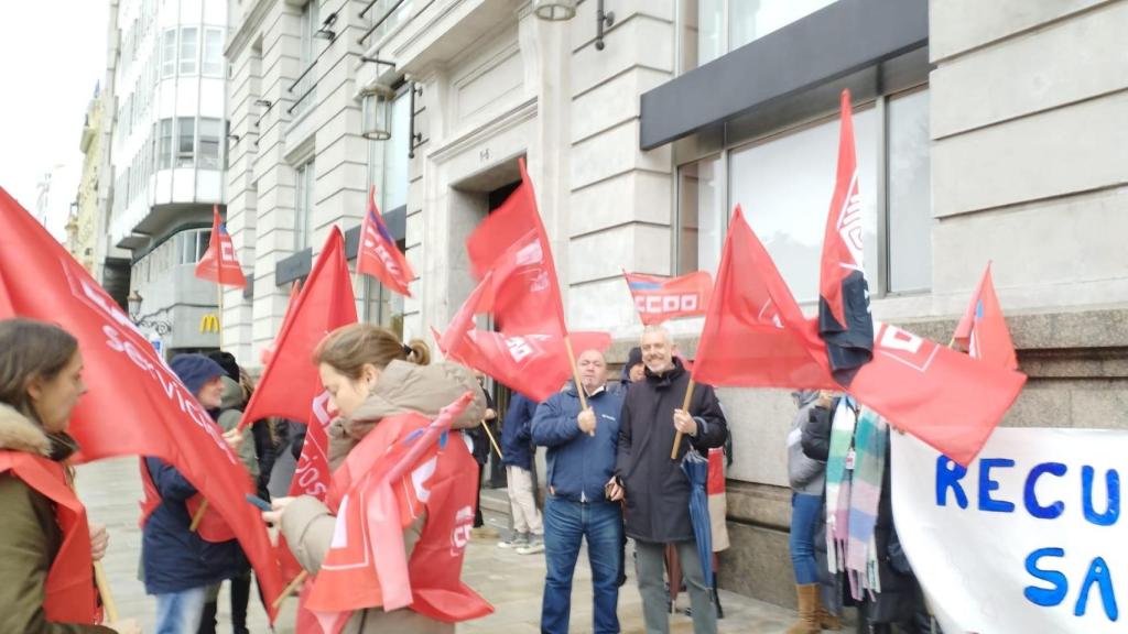 Concentración del sector de la banca en A Coruña