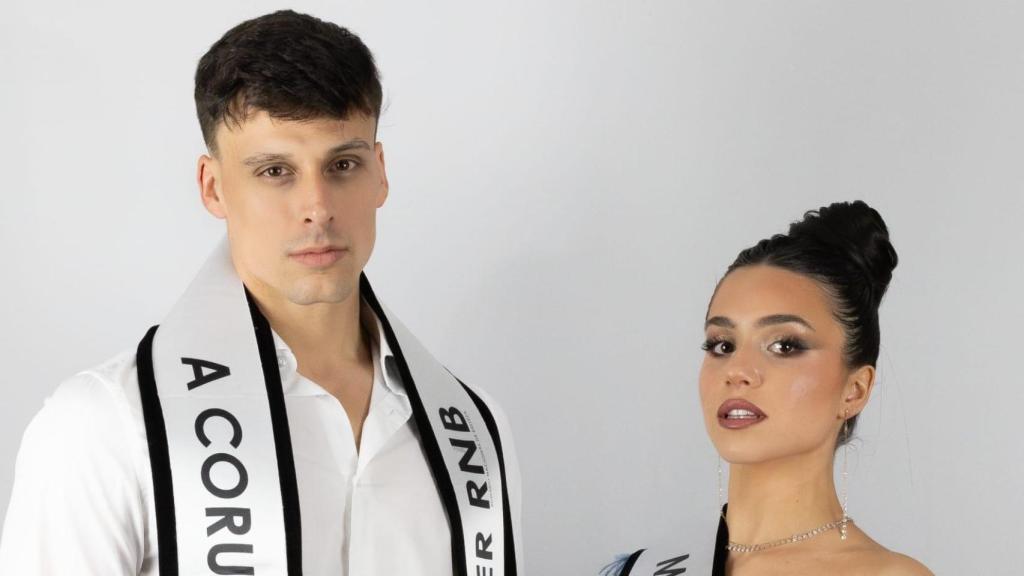 Aaron Lorenzo y Paula Pazos, Mister y Miss A Coruña.