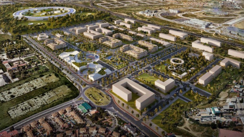 Ordenación del desarrollo previsto en Cortijo Merino.