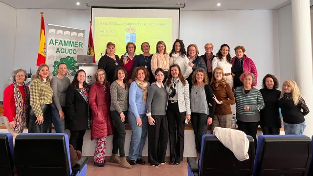 Jornada de mujeres rurales emprendedoras organizada por Afammer en Agudo.