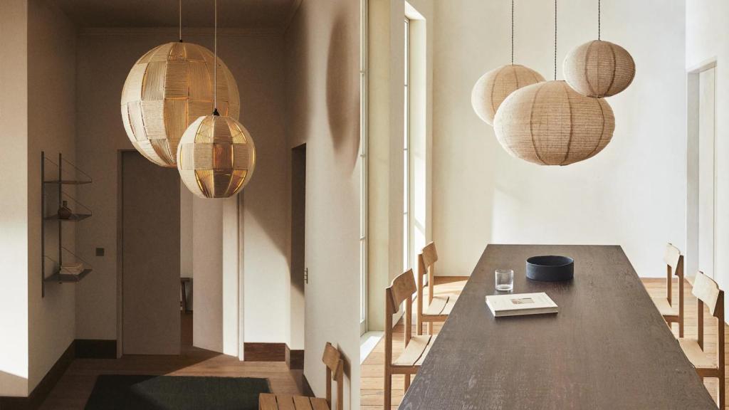 Las lámparas de techo de Zara Home.