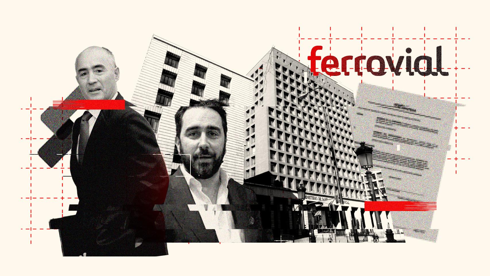 Rafael del Pino, presidente de Ferrovial y Víctor Aldama, responsable de la trama de Koldo.