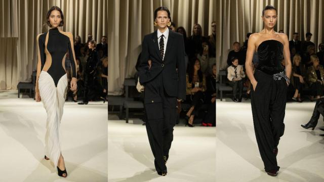 Siluetas del desfile de Schiaparelli.