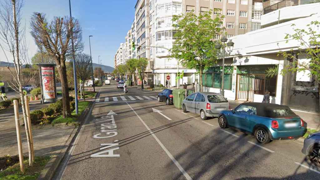El accidente ocurrió a la altura del 114 de la calle Gran Vía.