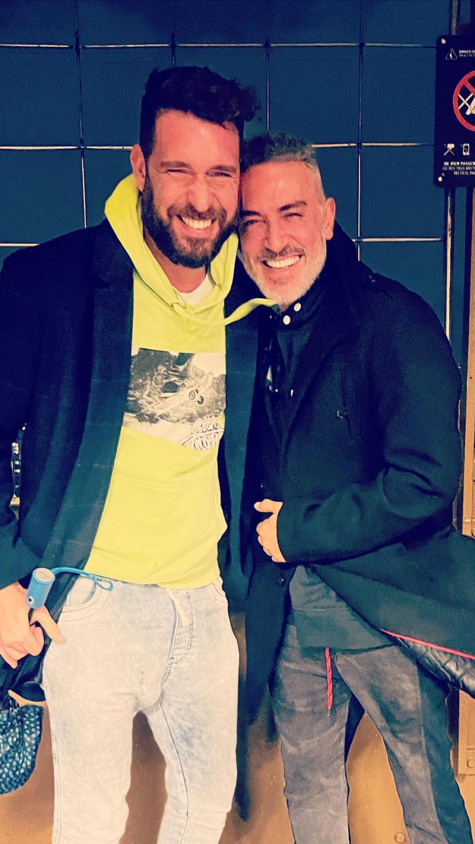 Kiko Hernández y Fran Antón en una fotografía publicada en las redes del colaborador.