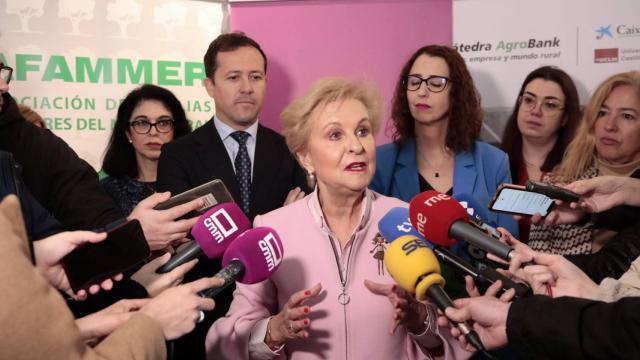 Carmen Quintanilla en la inauguración de la jornada 'La igualdad, un legado entre generaciones', organizada por Afammer. Fotos: Javier Longobardo