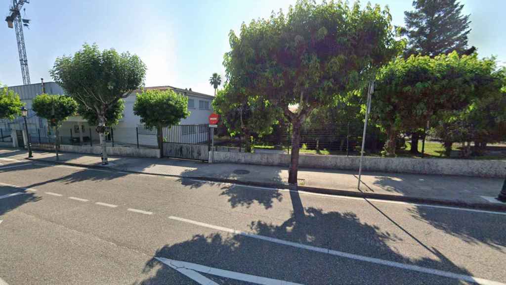 Ceip Tui, lugar donde fue hurtada la furgoneta con el menor dentro.