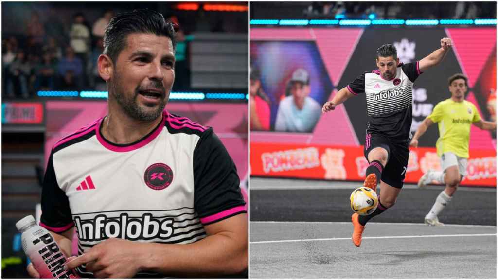 Nolito durante su partido con el Kunisports de la Kings League.