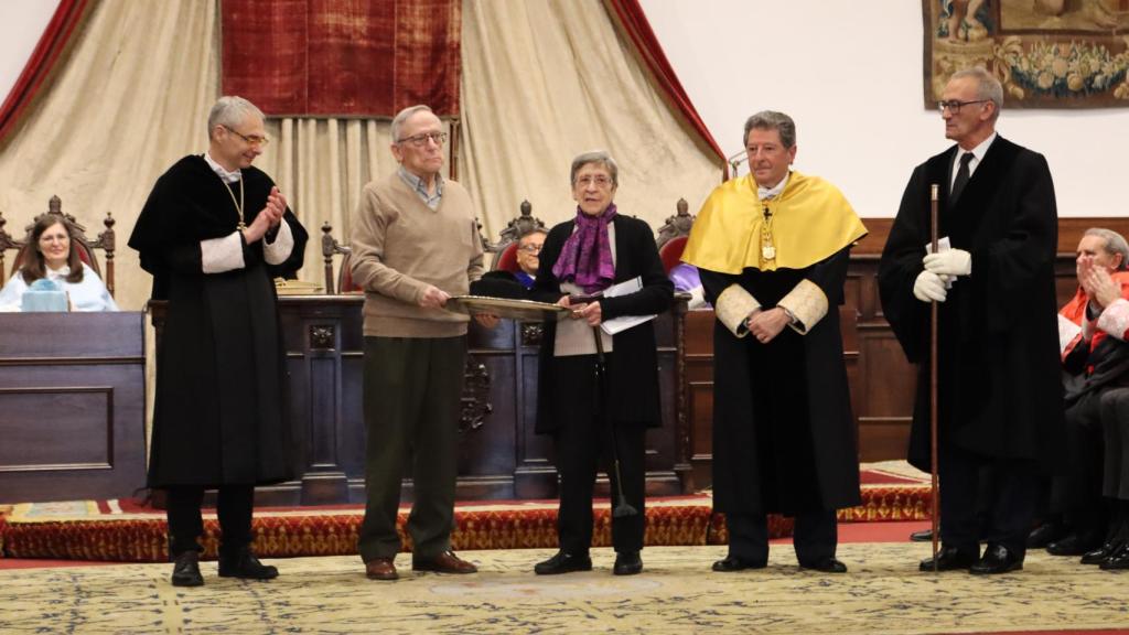 Acto reconomiento como doctor honoris causa a Miguel de Unamuno en el Paraninfo de la Universidad de Salamanca