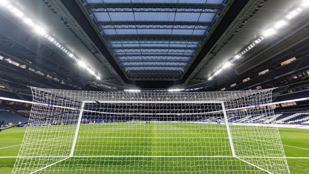 El estadio Santiago Bernabéu, antes de un partido del Real Madrid