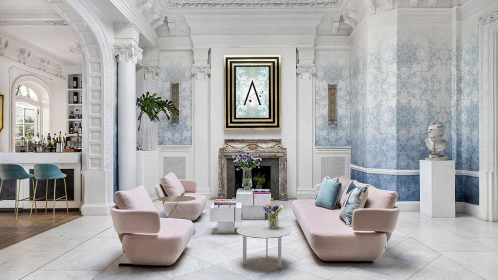 El lobby del Club Alma.