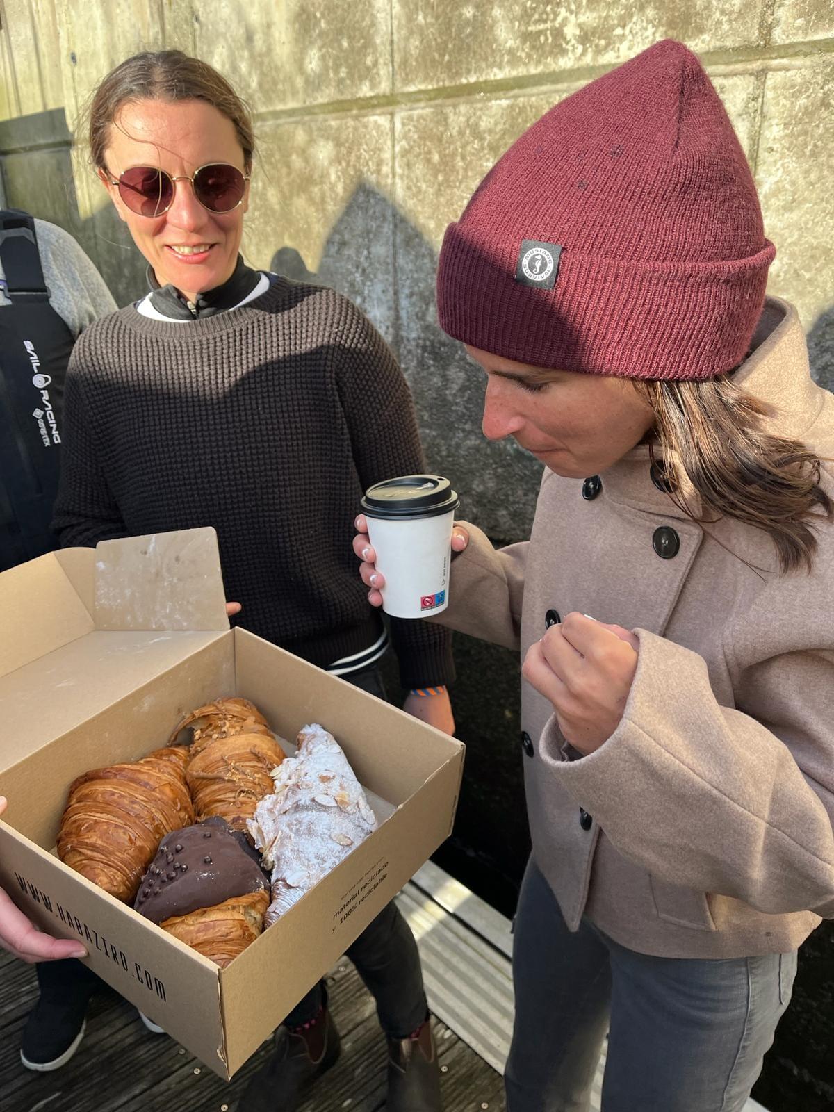 Desayuno en el muelle