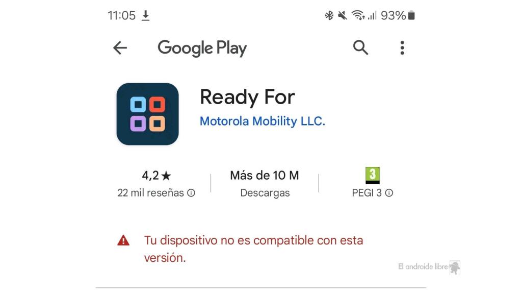 Captura de pantalla en un móvil Samsung en España