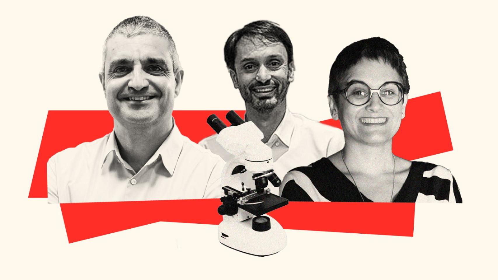 De izquierda a derecha: Xosé R. Bustelo, Joaquín González-Nuevo y María Mayán.