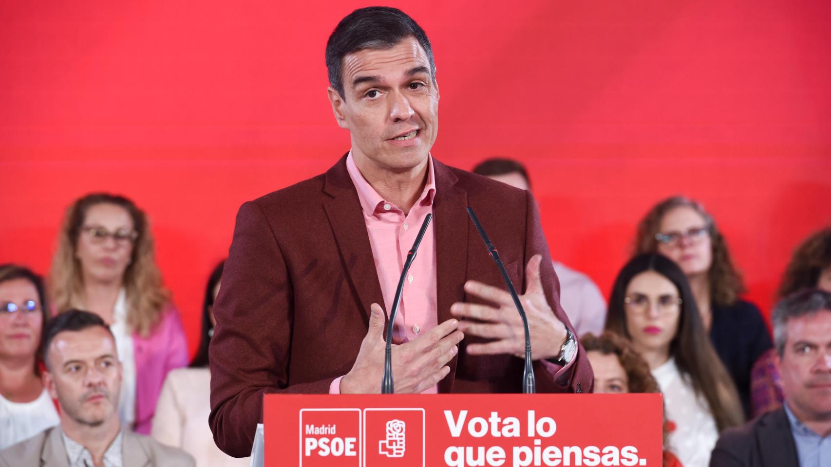 El secretario general del PSOE y presidente del Gobierno de España, Pedro Sánchez