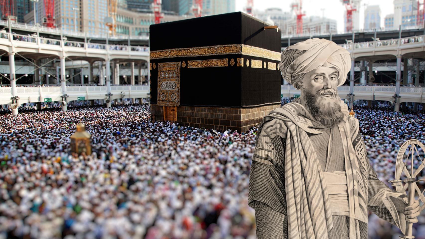 Domingo Badía en La Meca actual.