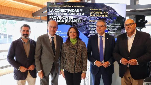 Representantes del PP, que han participado en un foro de movilidad.