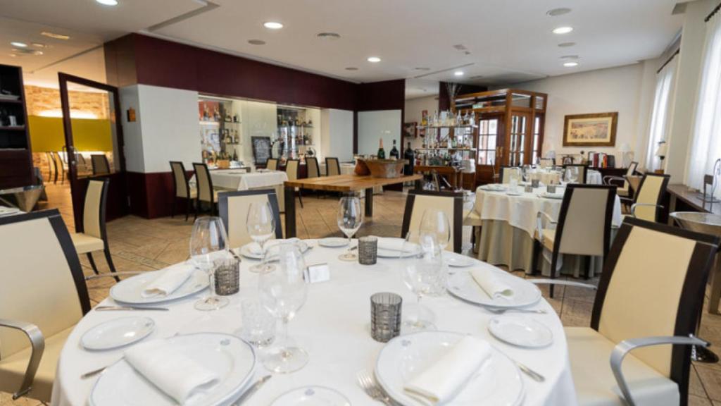 El salón del restaurante.