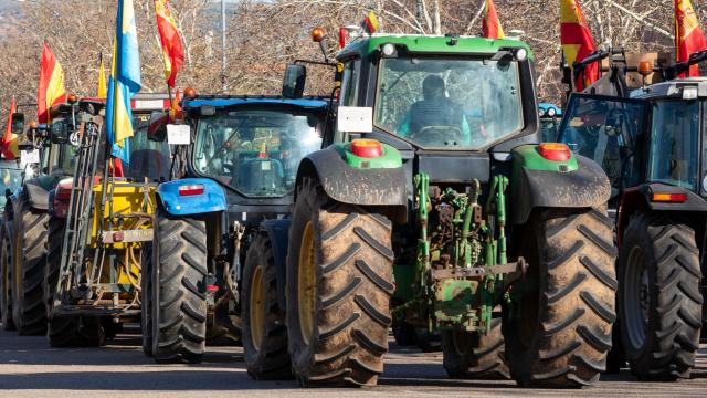 Imagen de archivo de una tractorada