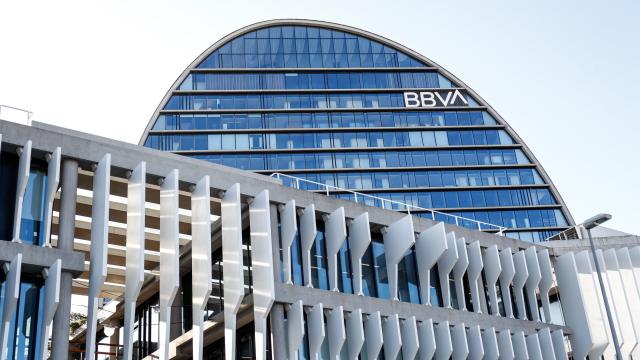Sede de BBVA en Madrid, edificio 'La Vela'.