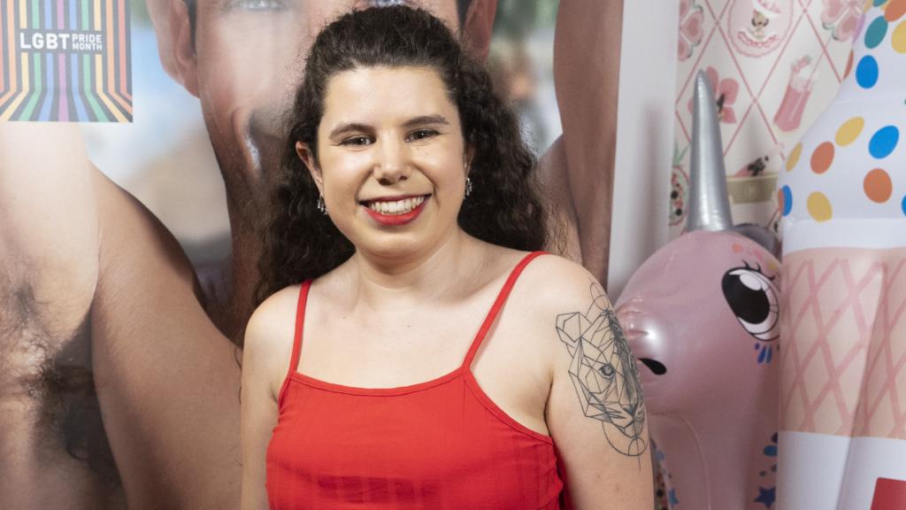 La sobrina de la reina Letizia, Carla Vigo, en un acto público.