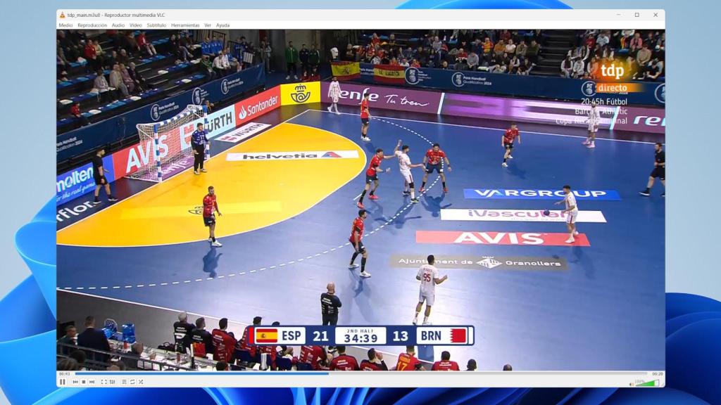 Muchas IPTV legales emiten eventos deportivos, como el balonmano