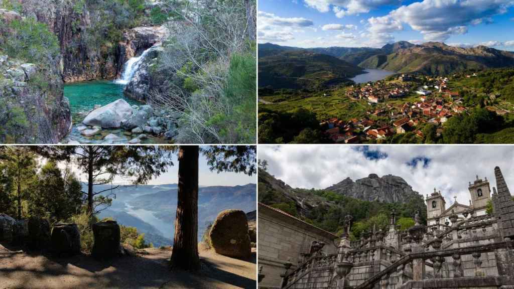 Puntos de interés en el Parque Peneda-Gêres, a un paso de Galicia.