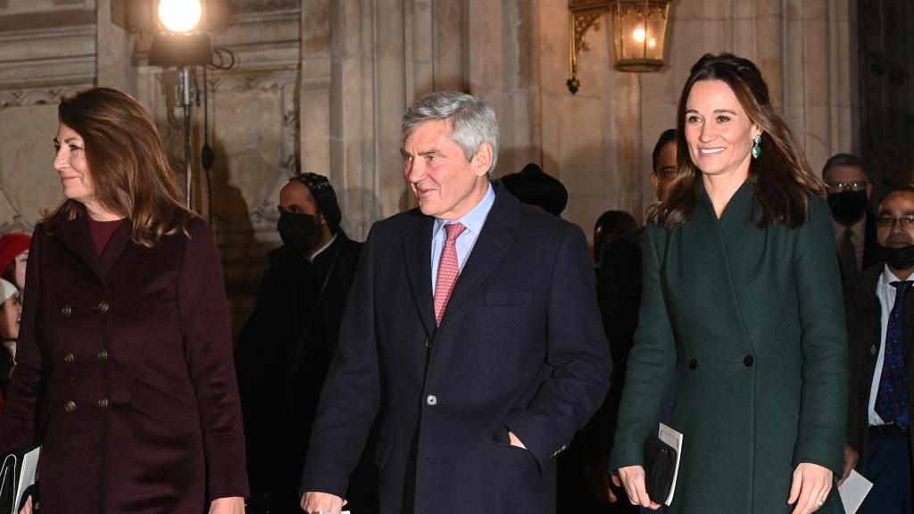 Pippa, Michael y Carole en una imagen de archivo.
