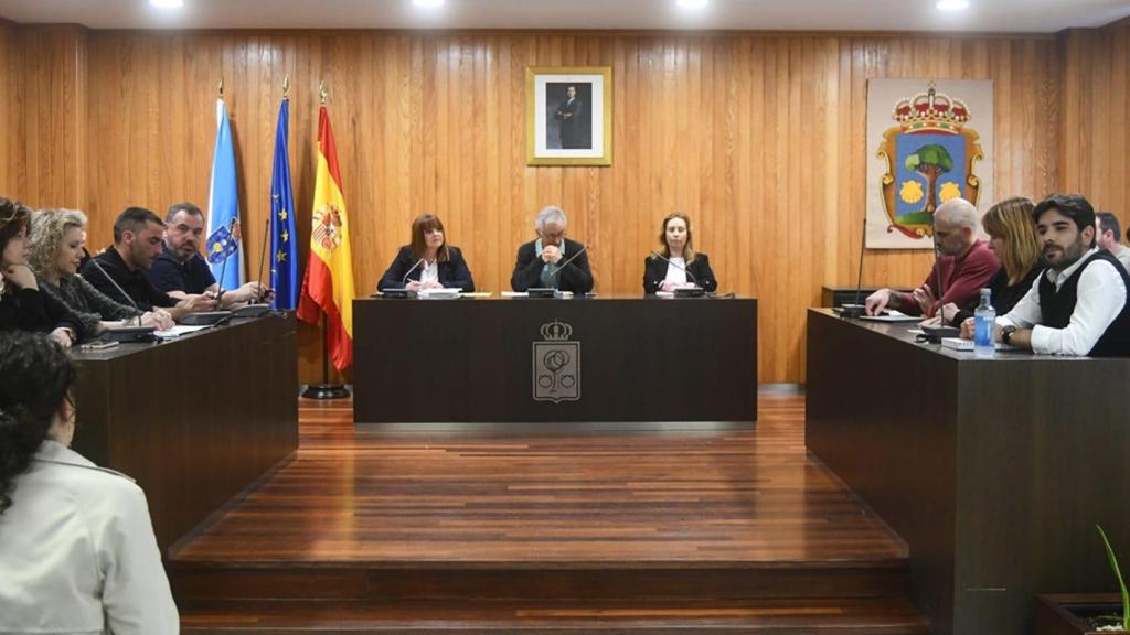 Pleno en el que se aceptó la renuncia de García Patiño.