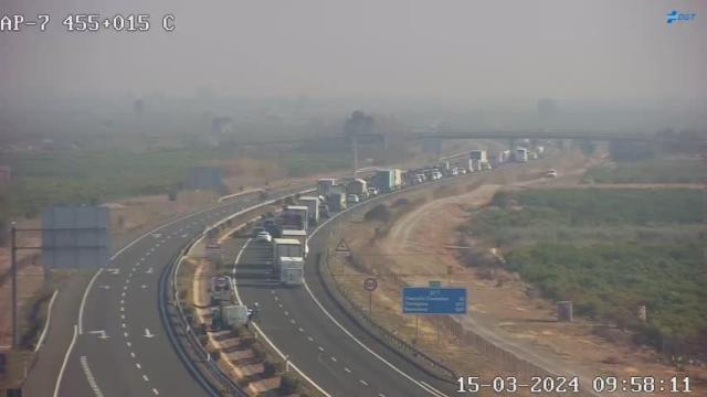 Atsaasco provocado por el accidente. DGT