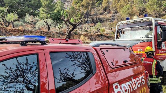 Los bomberos de la Diputación de Alicante, en una imagen de archivo.