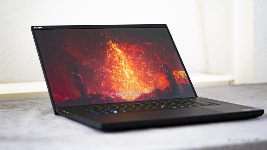Cinemática en el Razer Blade 16