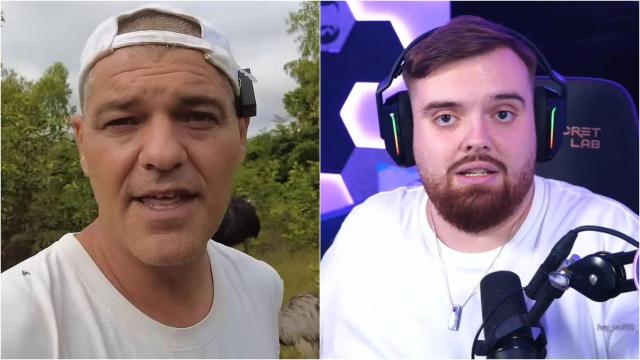 A la izquierda, Frank de la Jungla. A la derecha, el 'streamer' Ibai Llanos.