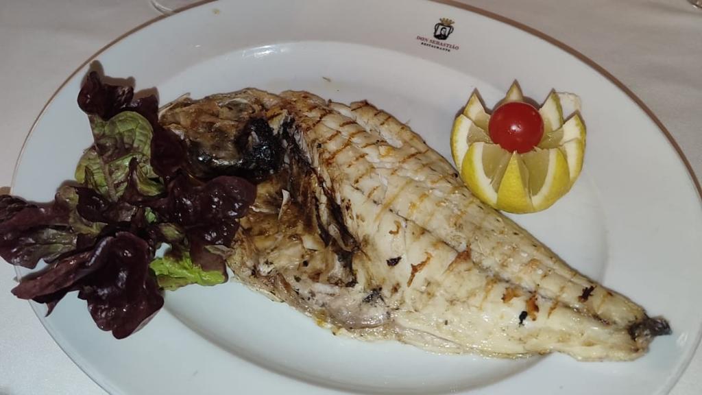 Filete de lubina a la plancha.