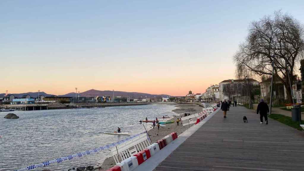 Paseo de Bouzas, en Vigo.